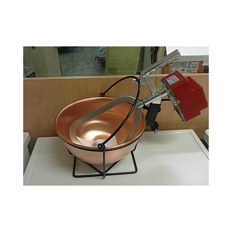 Ovbc Paiolo Elettrico  Polentina Rame 26cm Supporto Ferro