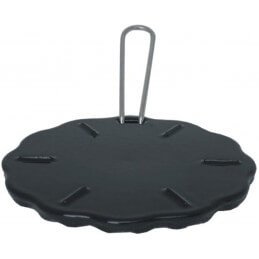 ILSA Piastra radiante in ghisa Smaltata Diffusione di Calore (18cm)